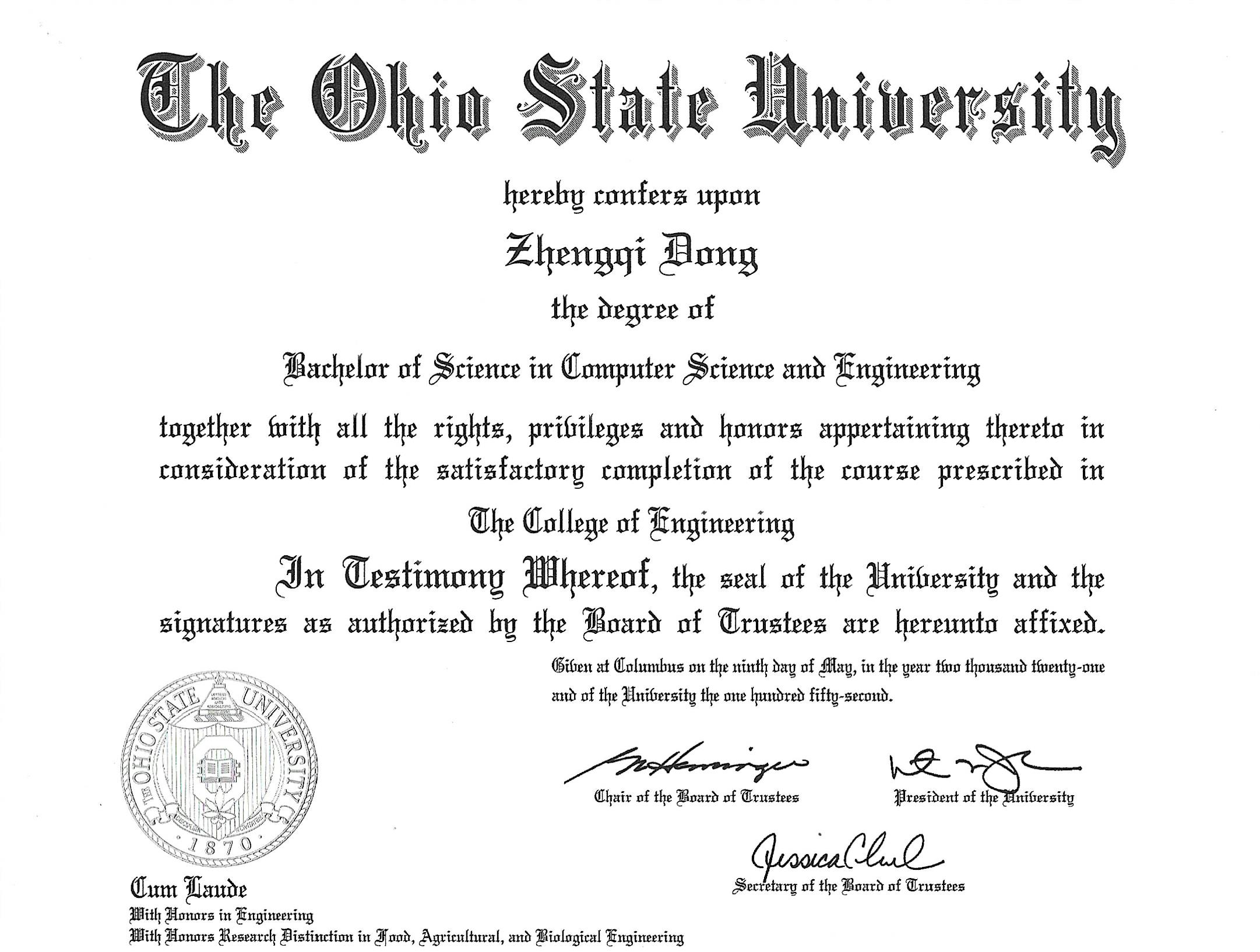 Certified Diploma